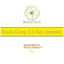 Brain Camp 2.5 Day Deposit